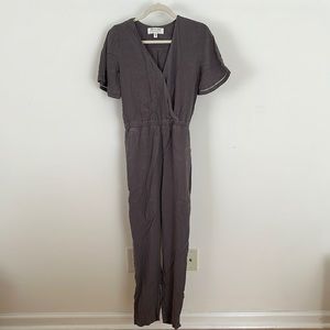 CLOTH&STONE by Anthropology Jumpsuit - Stone Grey with pockets